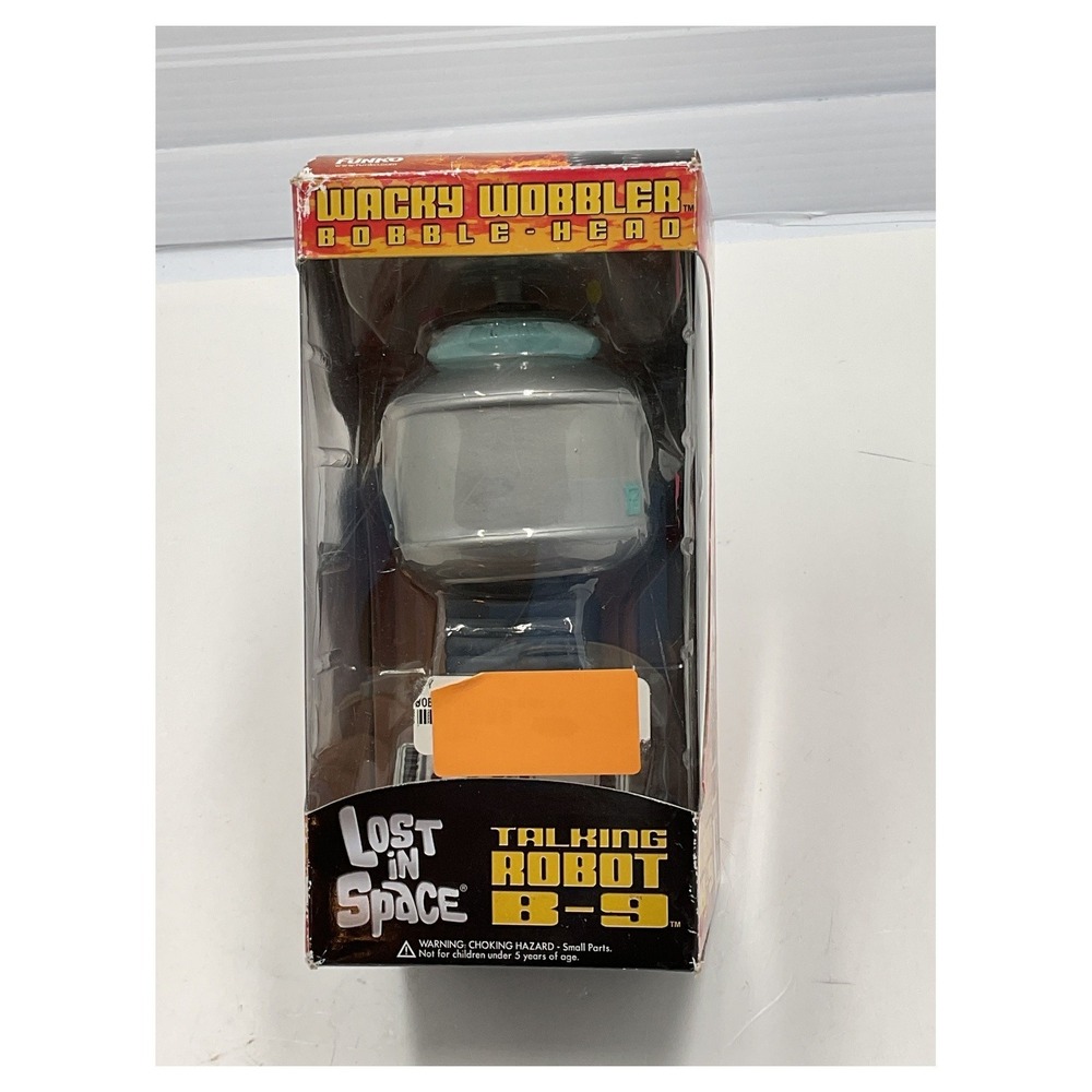 Funko Wacky Wobbler Lost in Space Talking Robot B-9 Bobble Head Vintage 2005‎
